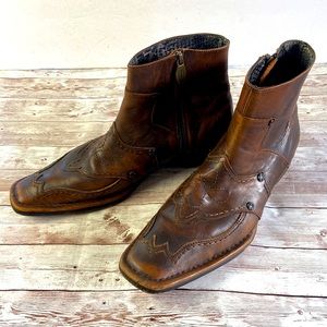 Mark Nason Dark Brown Men's Leather Boots